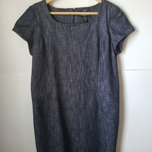 COMPONIX STRETCH WOMENS SIZE 12 Denim SHEATH DRESS